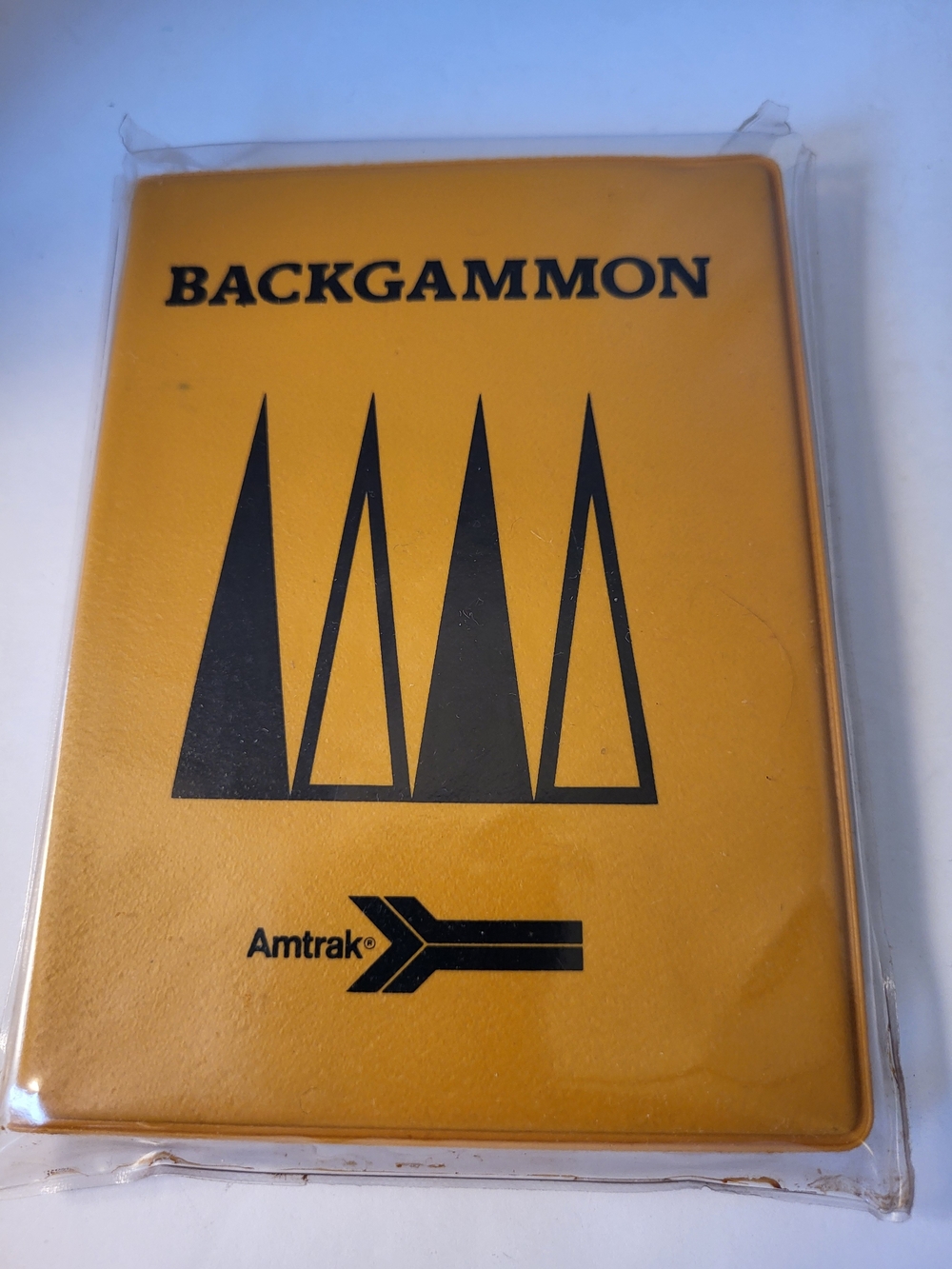 1970s Vintage Amtrak GoMagnet Backgammon Set